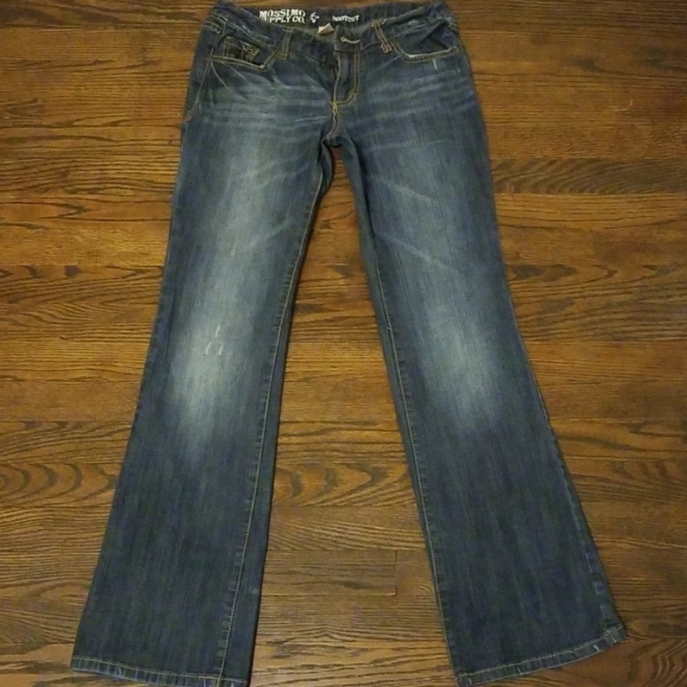 Distressed Mossimo Bootcut jeans
